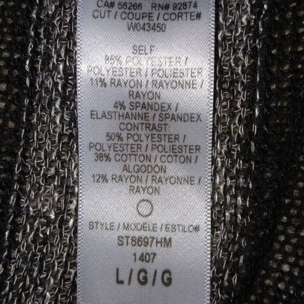 Splendid Gray Striped Raglan Top - Picture 5 of 5